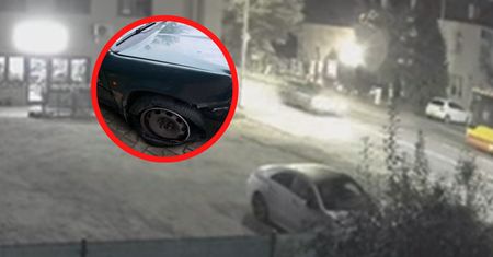 Uciekał bez dwóch opon. Szokujące nagranie. Policja komentuje