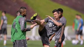 Lewandowski w stylu swojej żony. "Zaatakował" Vidala ciosem karate! Mamy zdjęcia