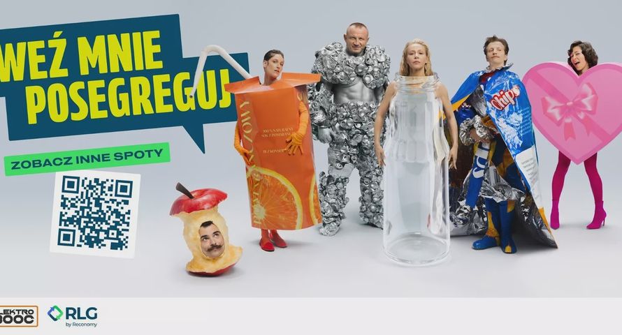 Gwiazdy jako śmieci w kampanii „Weź mnie posegreguj”