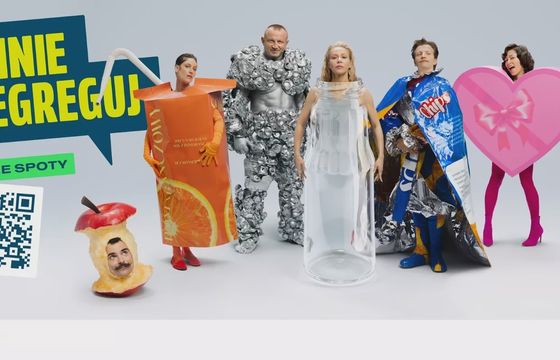 Gwiazdy jako śmieci w kampanii „Weź mnie posegreguj”