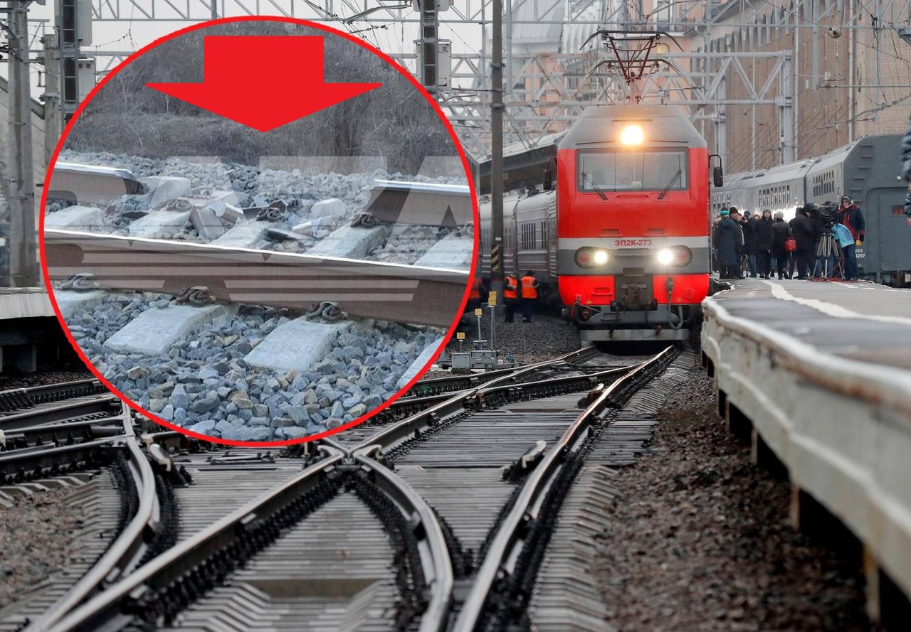 Pociąg z Krymu do Petersburga nagle się zatrzymał. Wysadzili tory [RELACJA NA ŻYWO]