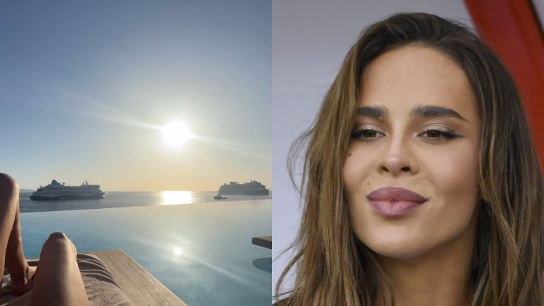 Blanka w bikini smaży się na luksusowych wczasach