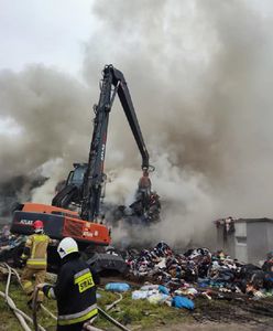 Gigantyczny pożar w Kamieńcu. W akcji kilkadziesiąt jednostek