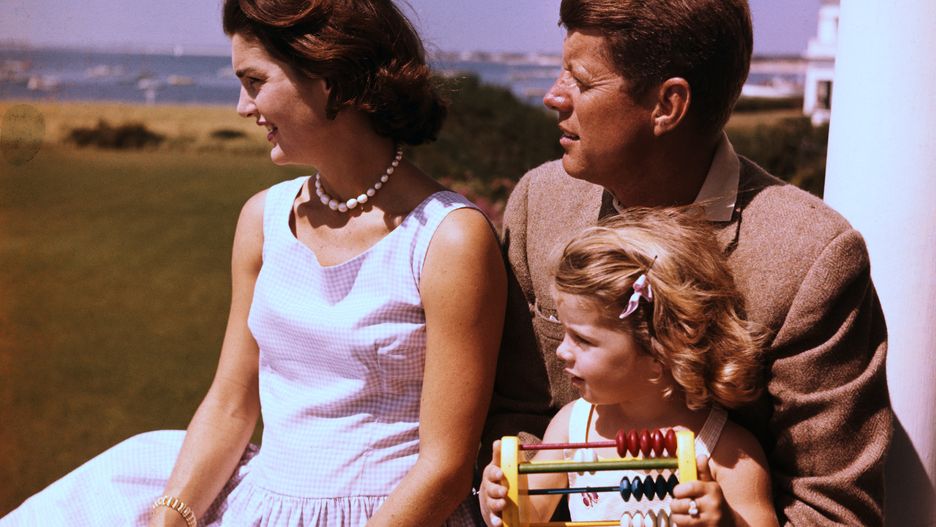 JFK z rodziną