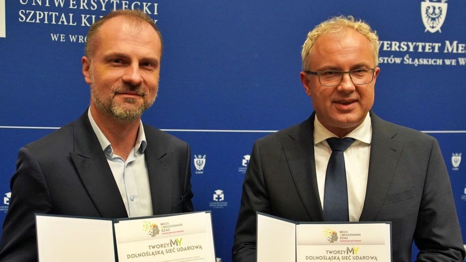 Podpisanie umowy o utworzeniu Dolnośląskiej Sieci Udarowej (WSS)