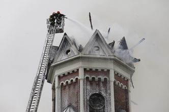 Pożar kościoła w Białymstoku. Runął dach