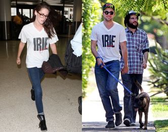 Kristen w koszulce Pattinsona! (ZDJĘCIA)