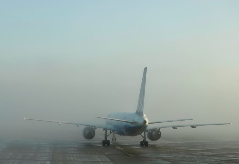 Mgła na lotnisku Chopina