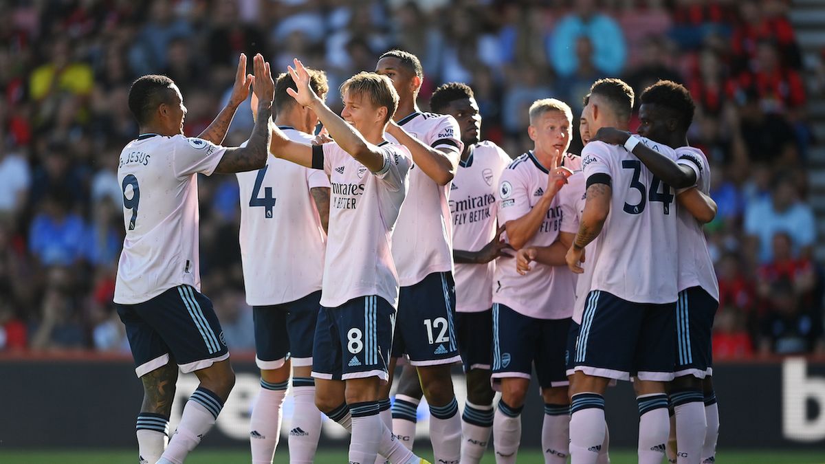 Getty Images / Alex Davidson / Na zdjęciu: piłkarze Arsenalu