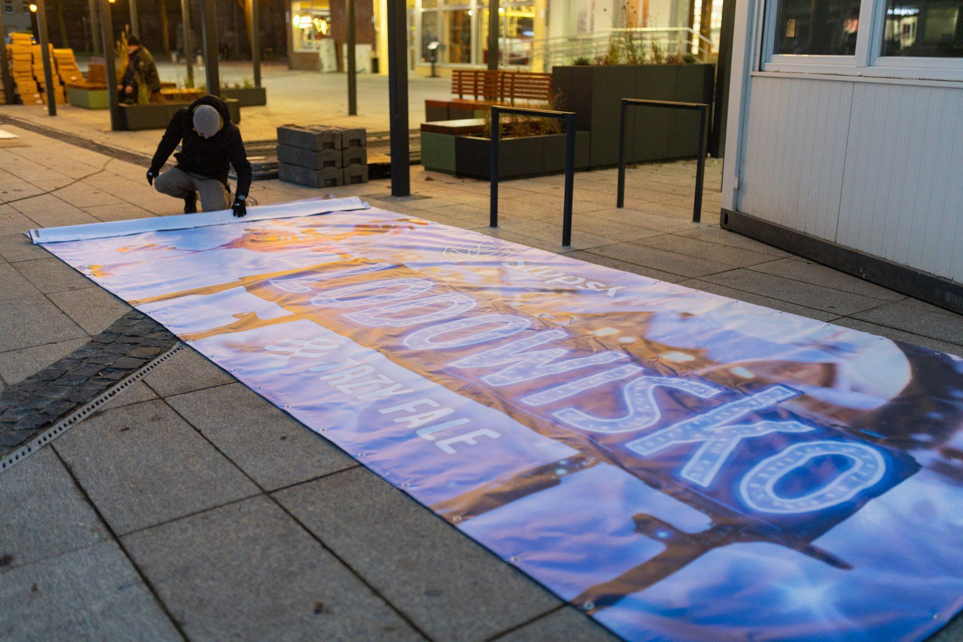 Stary Rynek w Słupsku w środę, 3 grudnia, po południu.