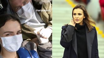 Przezorni Sara i Artur Borucowie uzupełniają zapasy w maseczkach ochronnych: "Sprzęt do zakupów w dzisiejszych czasach" (FOTO)