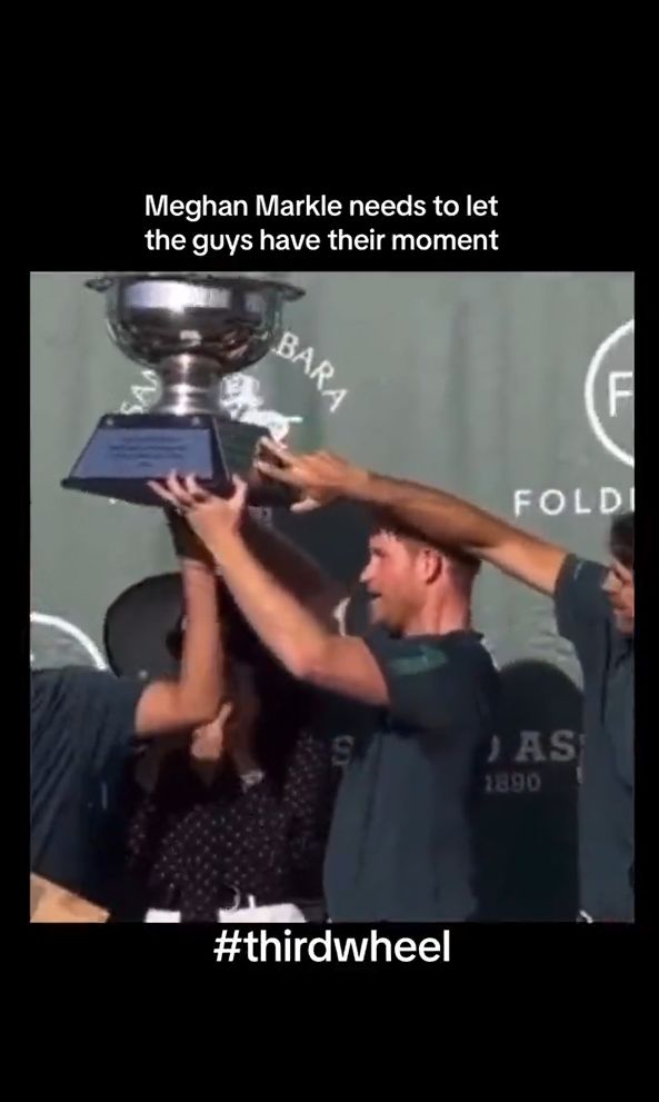 Meghan Markle na meczu polo