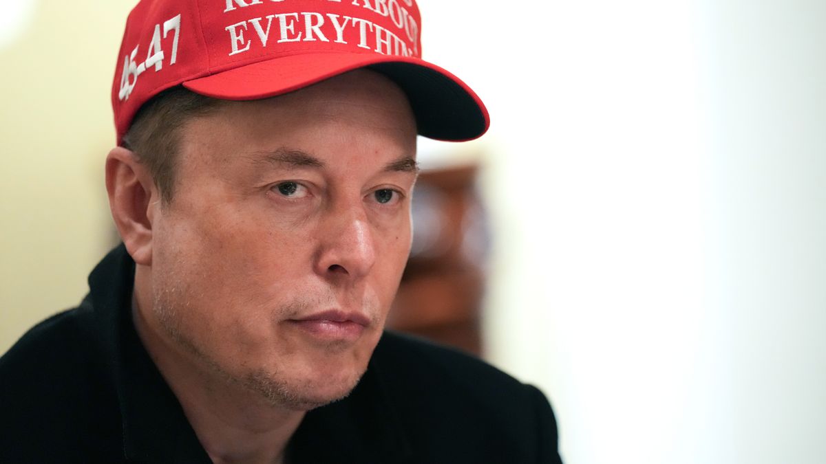 WASHINGTON, DC - MARCH 24: White House Senior Advisor, Tesla and SpaceX CEO Elon Musk attends a cabinet meeting held by U.S. President Donald Trump at the White House on March 24, 2025 in Washington, DC.  This is Trump's third cabinet meeting of his second term, and it focused on spending cuts proposed by the Department of Government Efficiency (DOGE). (Photo by Win McNamee/Getty Images)