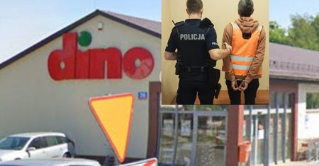 Pracownicy Dino musieli zamknąć wyjście. Złodzieje nie mieli szans