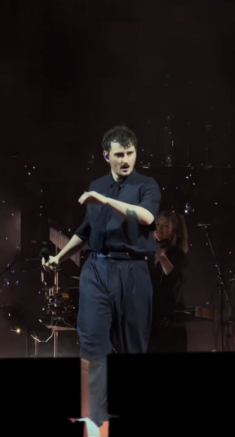 Dawid Podsiadło podczas koncertu w Chorzowie 