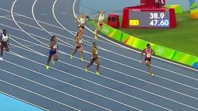 Lekkoatletyka, 400 m (półfinał): bieg Patrycji Wyciszkiewicz