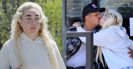 Szczuplejsza o 14 kilogramów Amanda Bynes CAŁUJE SIĘ z ukochanym podczas lunchu. Urocza z nich para? (ZDJĘCIA)