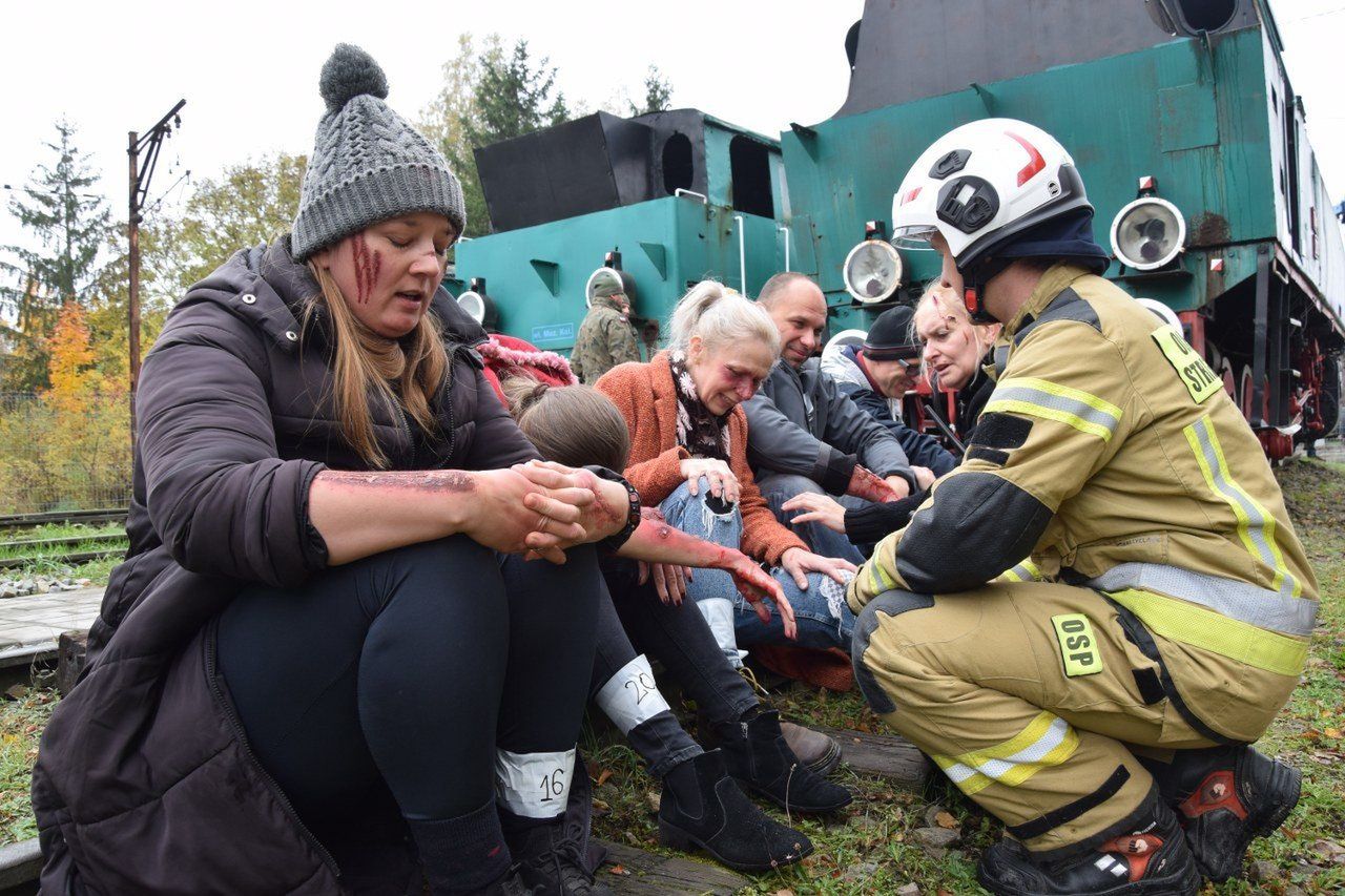 Zduńska Wola: Szlak Ratunkowy 2025. Ćwiczenia strażaków i innych służb