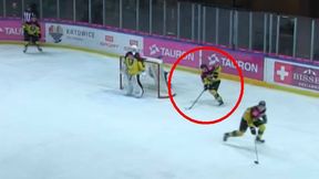 Tego nikt się nie spodziewał. Kuriozalny gol w Polskiej Hokej Lidze