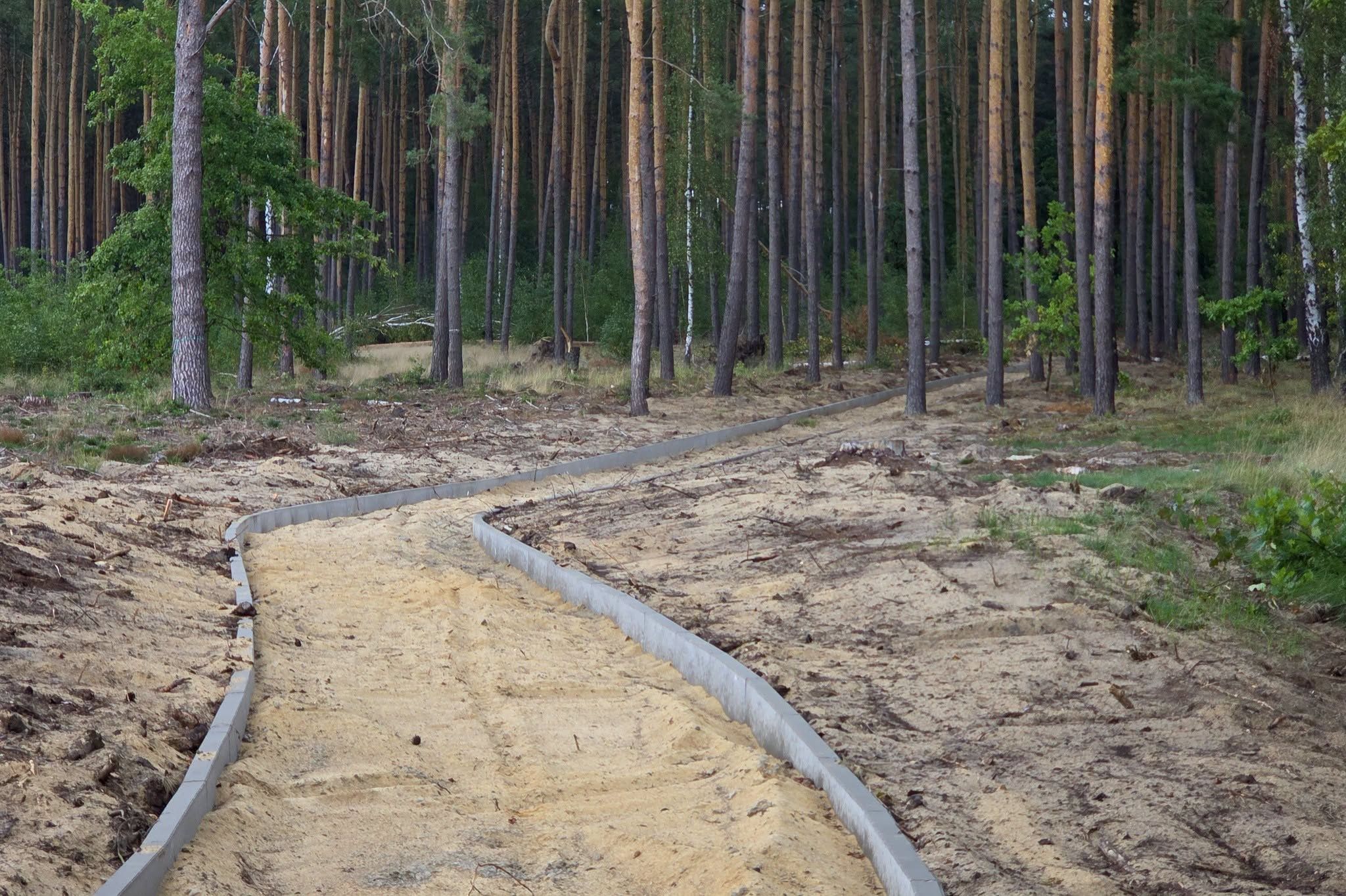 Budowa ścieżki rowerowej Piła - Kotuń.