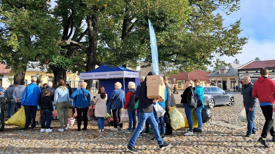 Akcja &#34;wrzos za surowce wtórne&#34; w Starym Sączu