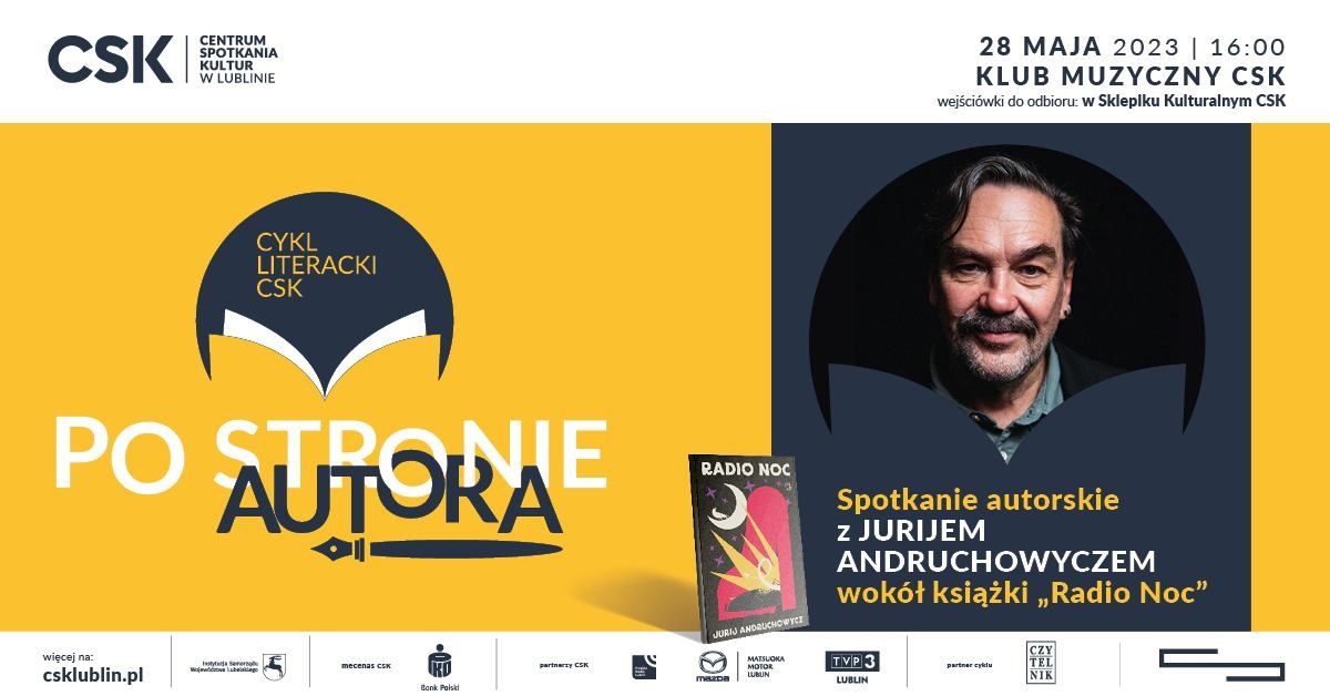 Jurij Andruchowycz spotkanie autorskie