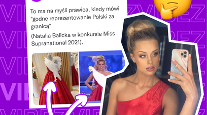 Polska suknia z "kurą w koronie" na Miss Supranational 2021. CO?