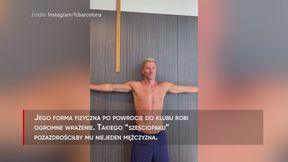 Ma sylwetkę niczym młody bóg! Zobacz sześciopak Lewandowskiego