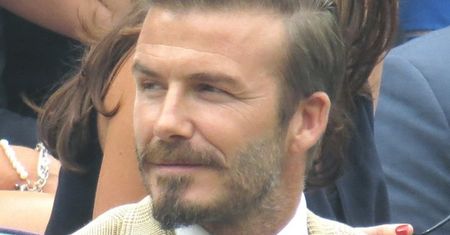 Absurdalny widok. David Beckham uciekał przez płot na meczu syna