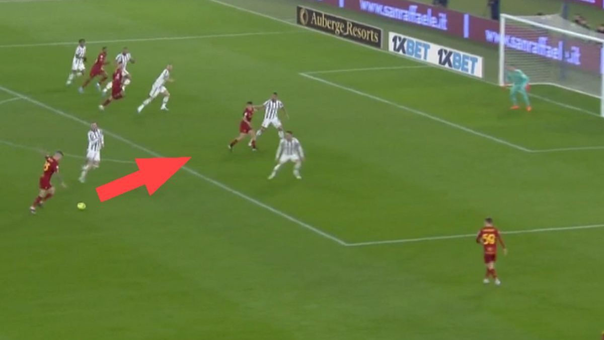 Twitter / Eleven Sports / Gianluca Mancini gol w meczu z Juventusem