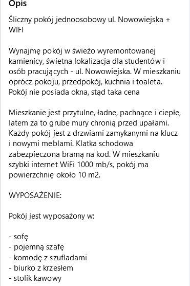 Pokój bez okna za 1000 zł. Wrocławskie ceny przygniatają