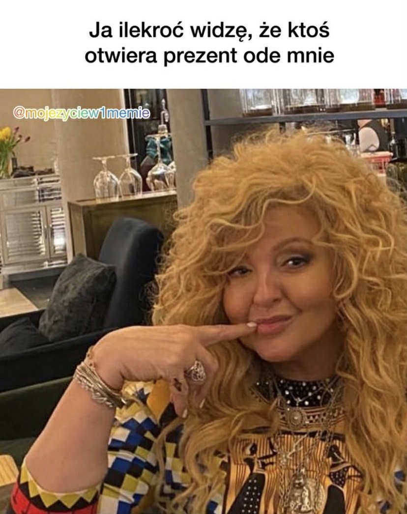 Świąteczne memy z Magdą Gessler