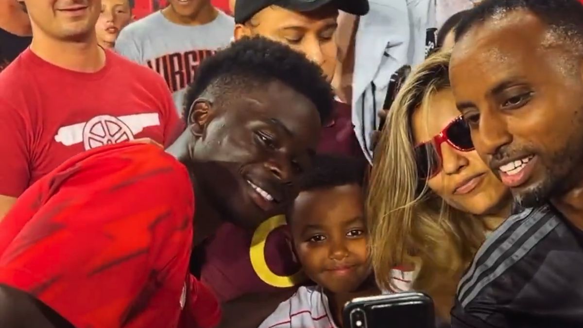 Bukayo Saka zrobił prezent kibicowi