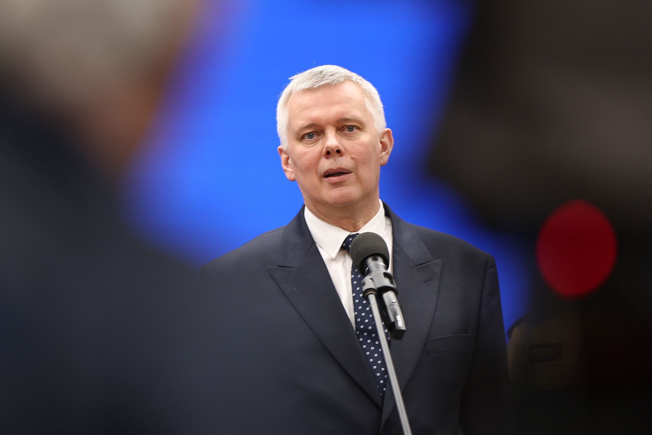 Tomasz Siemoniak
Krak�w, 27.03.2025. Minister spraw wewn�trznych i administracji, koordynator s�u�b specjalnych Tomasz Siemoniak podczas konferencji prasowej w Ma�opolskim Urz�dzie Wojew�dzkim w Krakowie, 27 bm. Podczas wizyty w Ma�opolsce szef MSWiA spotka� si� z szefami s�u�b w regionie. (jm) PAP/�ukasz G�gulski
�ukasz G�gulski
Ma�opolski Urz�d Wojew�dzki, MSWiA, s�u�by, wizyta, briefing, konferencja, krajowa, polityk, polityka, prasowa, prasowy
