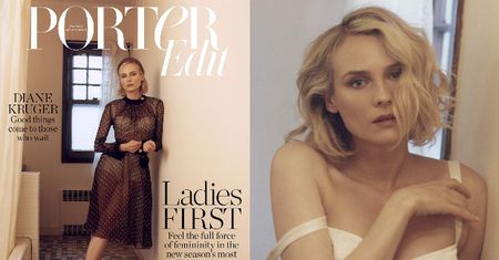 "Sexy mama" Diane Kruger melduje gotowość do pracy w nowej sesji
