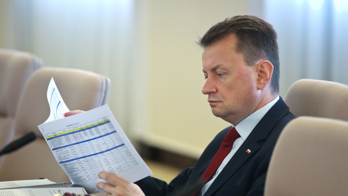Szef MSWiA Mariusz Błaszczak