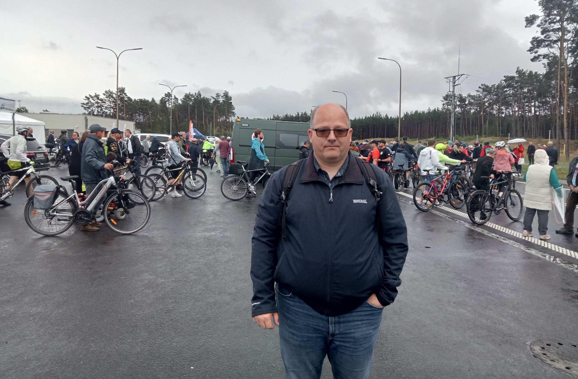 Matthias z Weimaru, który przyjechał na otwarcie tunelu w Świnoujściu