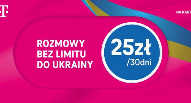 T-Mobile wprowadza nielimitowane połączenia z Ukrainą dla użytkowników na kartę