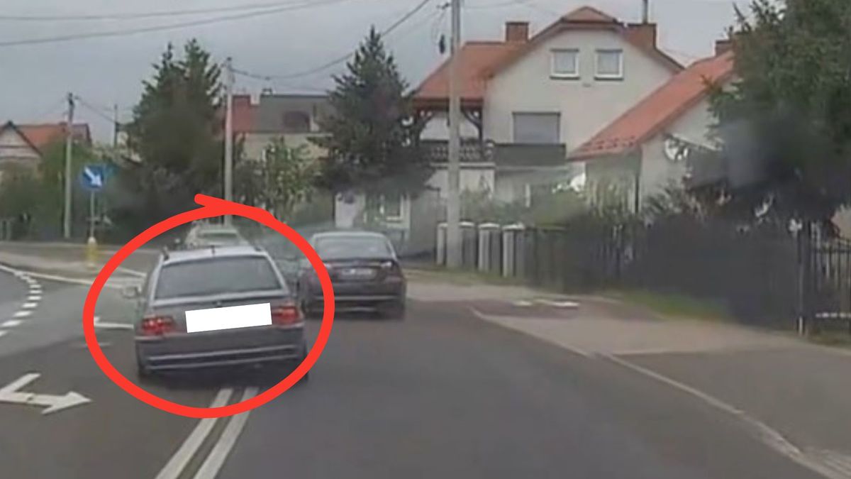 Kierowca BMW był o krok od tragedii