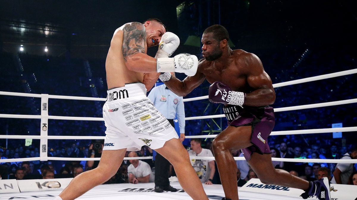 Getty Images / Gabriel Kuchta / Na zdjęciu:  Ołeksandr Usyk (z lewej), Daniel Dubois