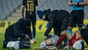 Fortuna I liga. Groźne zderzenie Piotra Skiby. "Ból nie do zniesienia"