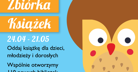 Wielka Zbiórka Książek: oddaj książkę, stwórz bibliotekę, zainspiruj innych