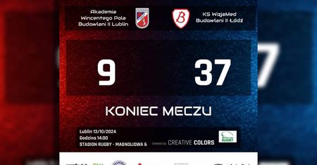 Porażka Akademii WP Budowlani II Lublin na własnym boisku z Budowlanymi Łódź
