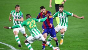 La Liga. Betis - Barcelona: wejście Messiego odmieniło mecz. Bohaterem Trincao