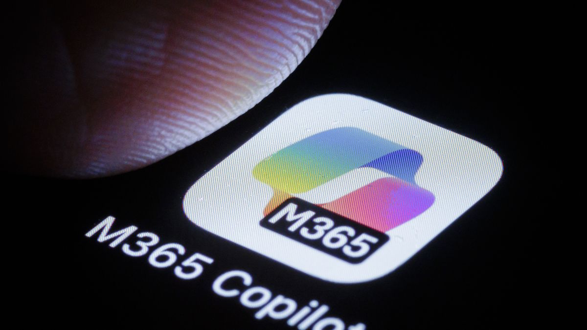 BERLIN, GERMANY - APRIL 25:The Microsoft 365 Copilot app is displayed on a smartphone on April 25, 2025 in Berlin, Germany. (Photo Illustration by Thomas Trutschel/Photothek via Getty Images)