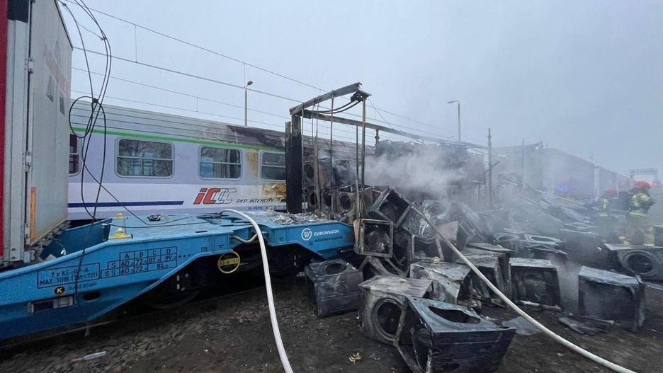 pożar w PKP