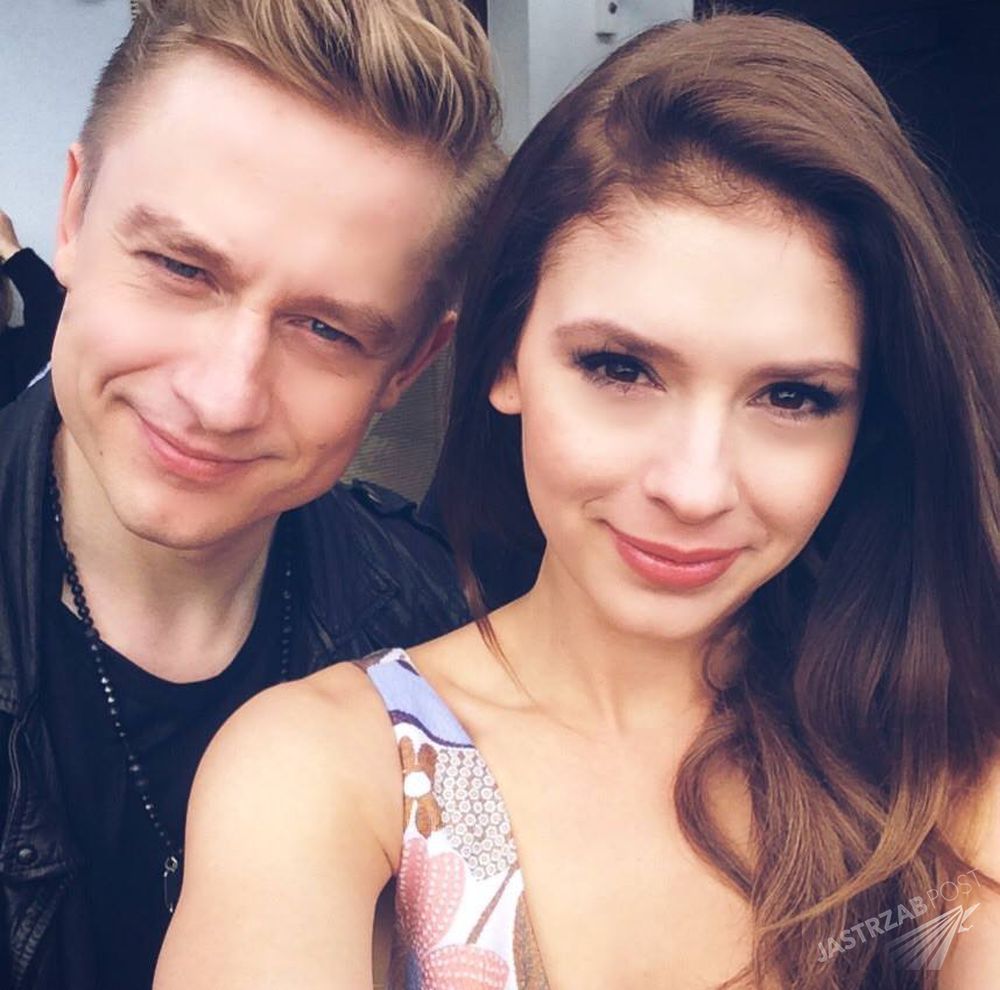 Jarek Wist i Klaudia Halejcio Fot. screen z Facebook