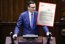 Morawiecki stanie przed sądem. Pokazał pismo