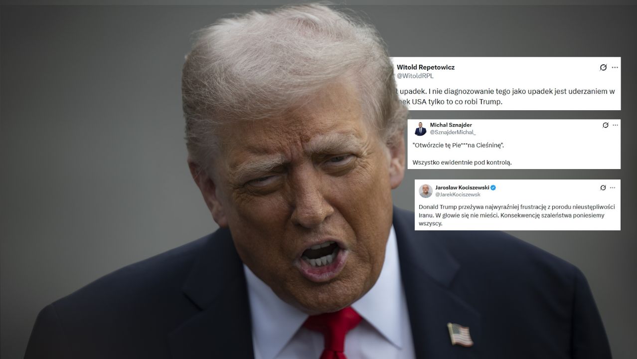 Trump zamieścił wulgarny wpis, sieć zalały komentarze. "Upadek"