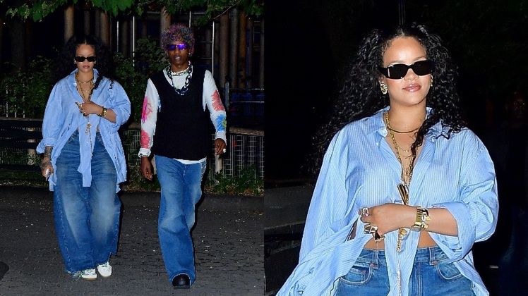 Rihanna i ASAP Rocky szlajają się po parku o 4 nad ranem